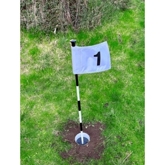 4pcs Golf Flagstick Mini, Putting Green Flag for Yard, All 3 Feet, Double-Sided - Picture 1 of 1